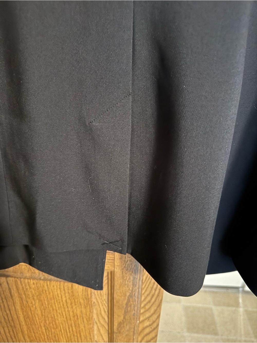 Maison d’Amelie Paris Sleeveless Black Blazer Vest Jacket S New - Picture 5 of 5